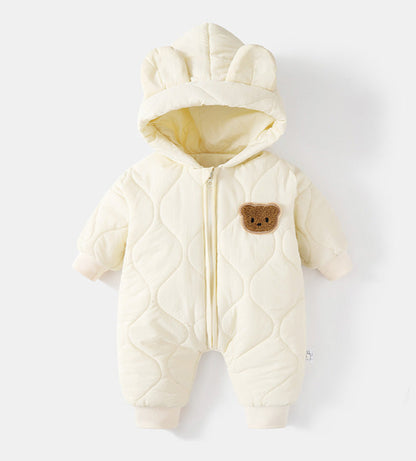 CozyBear™ Ultra-Warm Quilted Baby Jumpsuit – Best Seller!