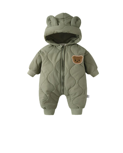 CozyBear™ Ultra-Warm Quilted Baby Jumpsuit – Best Seller!