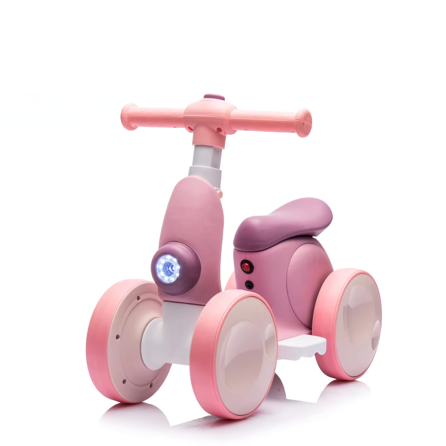 Crowned Cuddles-  Baby Toddler Balance Bike with Bubble Function