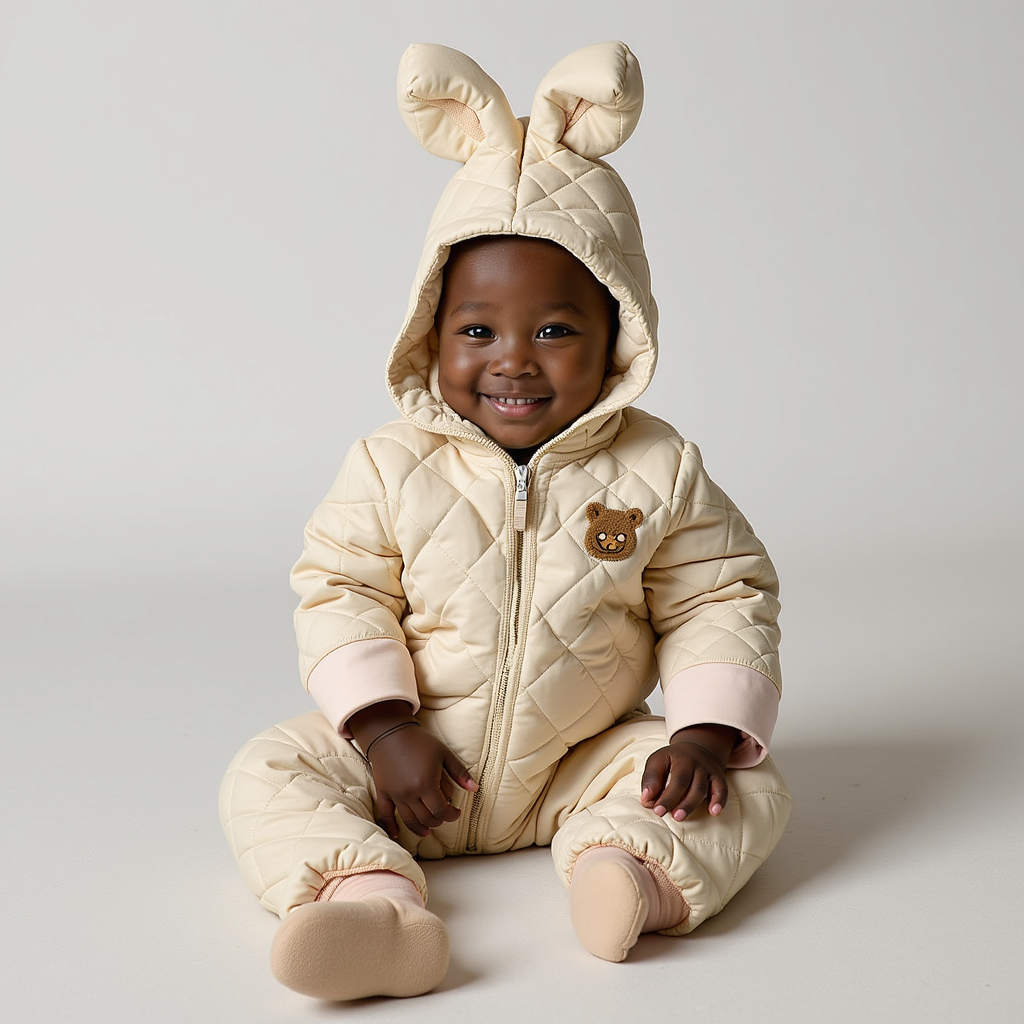 CozyBear™ Ultra-Warm Quilted Baby Jumpsuit – Best Seller!