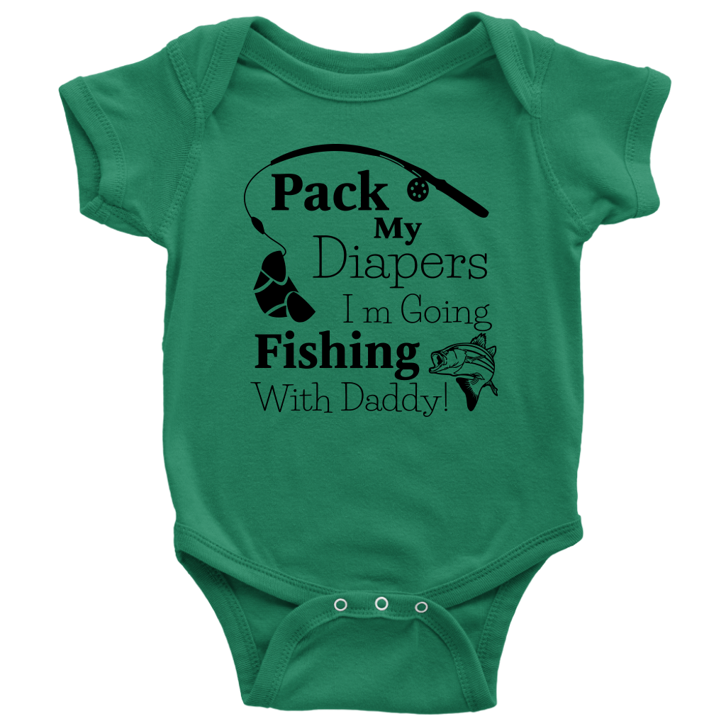 Fishing with Daddy Baby Onesie