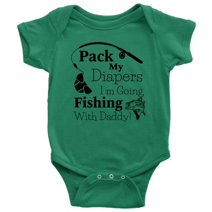 Fishing with Daddy Baby Onesie