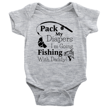 Fishing with Daddy Baby Onesie
