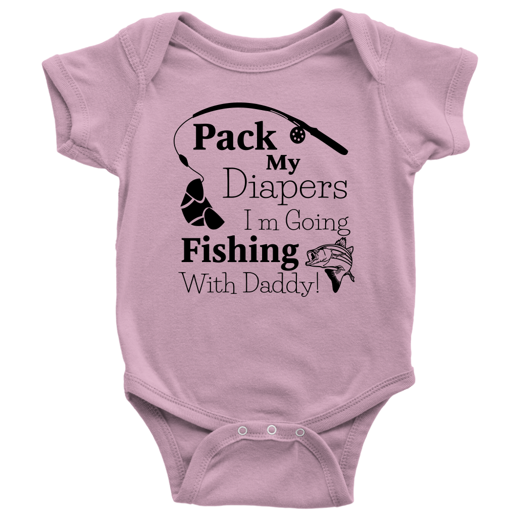 Fishing with Daddy Baby Onesie