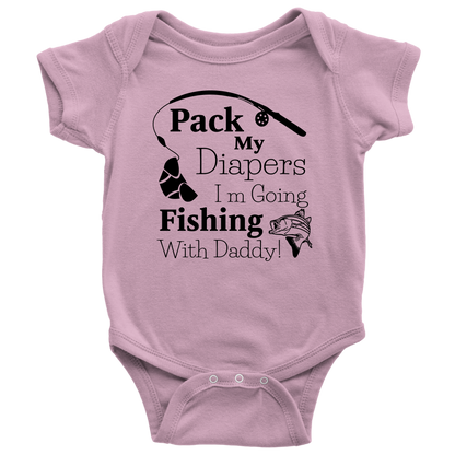 Fishing with Daddy Baby Onesie