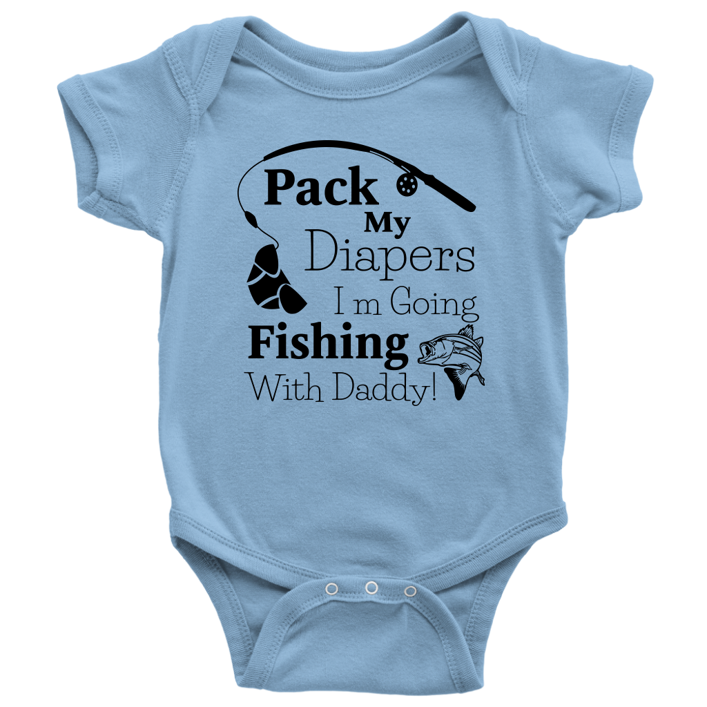 Fishing with Daddy Baby Onesie