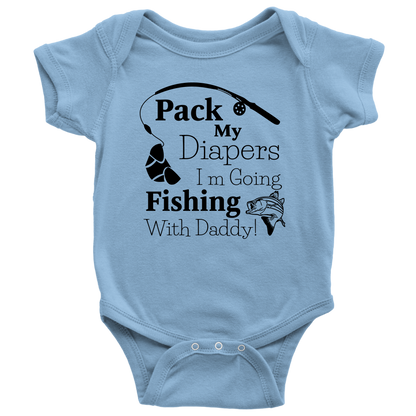 Fishing with Daddy Baby Onesie