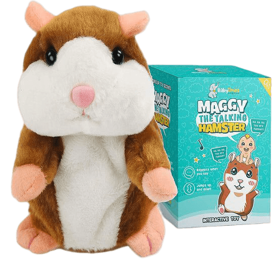 MAGGY THE ORIGINAL TALKING HAMSTER TOY (REPEATS WHAT YOU SAY!)