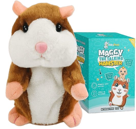 MAGGY THE ORIGINAL TALKING HAMSTER TOY (REPEATS WHAT YOU SAY!)