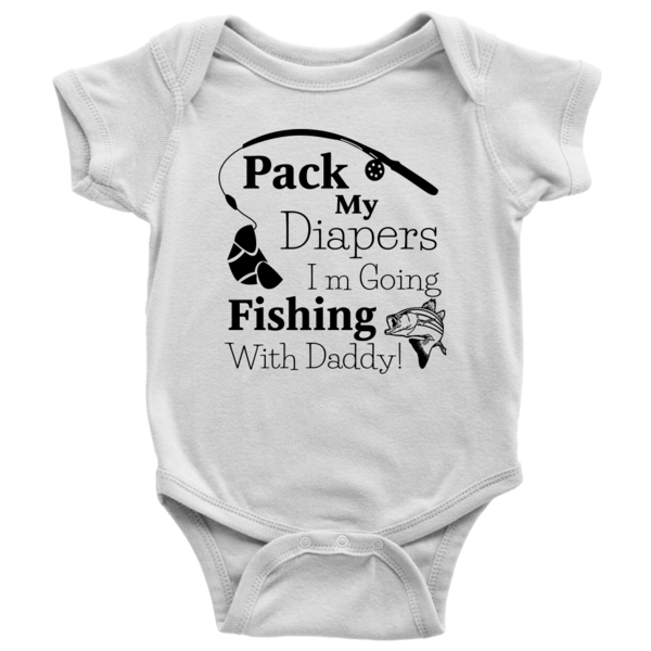 Fishing with Daddy Baby Onesie